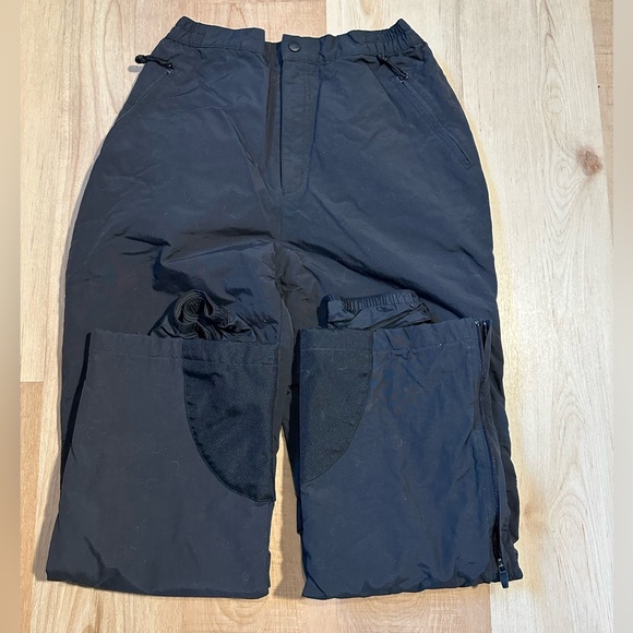 L.L. Bean Women's Snowboard Ski Pants Black Size M REG - Picture 4 of 13